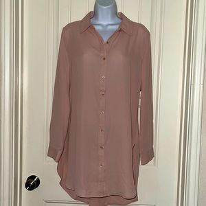 NWT! Comp Vintage Peach Blush Blouse Size Small